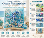 🌊✨ Ocean Theme Pearl Art DIY Kit – Relaxing DIY Craft to Create Stunning Coastal Artwork