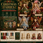 🧚 Handmade Christmas Fairy DIY Sewing Kit, 4Pcs Xmas Ornament Craft Gift