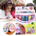 ✨ 3D Puffy Popcorn Art Pens 🎨 Heat‑Activated Raised DIY Craft Markers