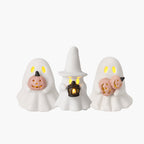 👻Luminous Ghost Ornament Set – Cozy Halloween LED Desktop Decor