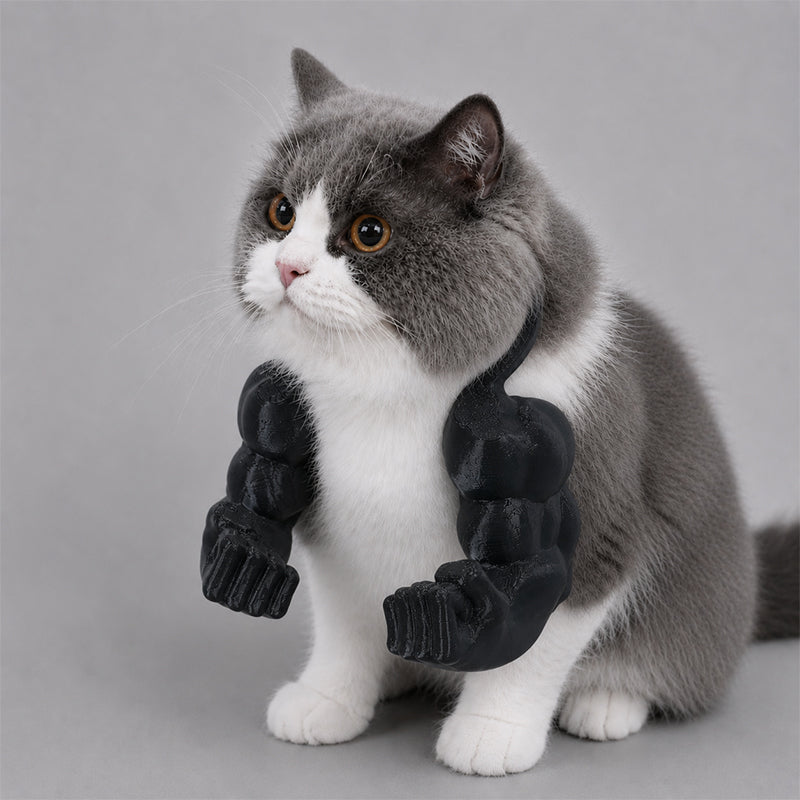 3D printed parody pet props Hulk arm with a halter neck💪
