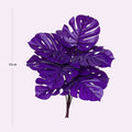 💜Artificial Purple Monstera Plant