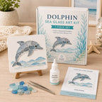 🌊Sea Glass Art Kit – Create Stunning Mosaic Masterpiece
