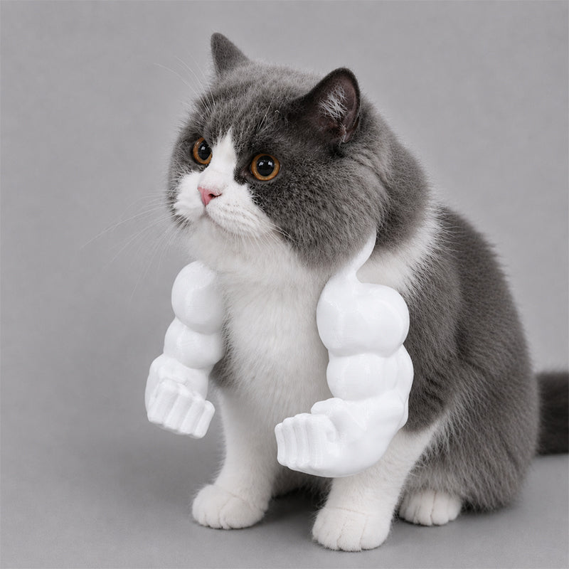 3D printed parody pet props Hulk arm with a halter neck💪