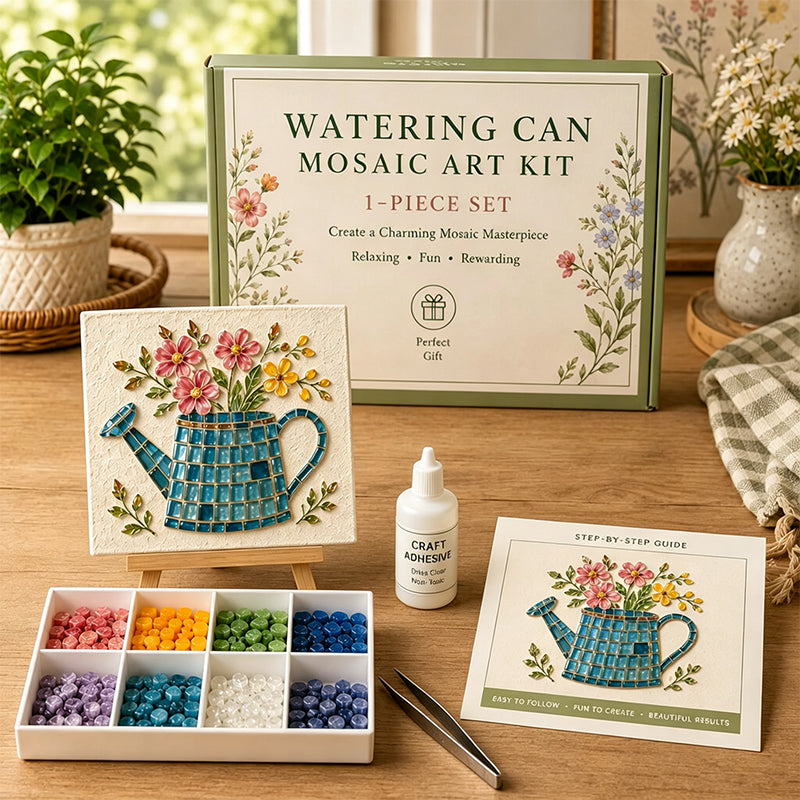 🎨Watering Can Mosaic Art Kit