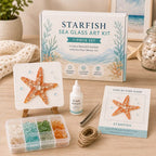 🌊Sea Glass Art Kit – Create Stunning Mosaic Masterpiece