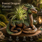 🐉 Fantasy Resin Dragon‑Shaped Succulent Planter Pot