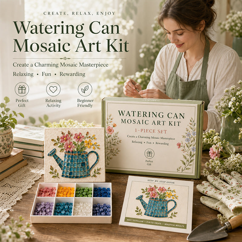 🎨Watering Can Mosaic Art Kit