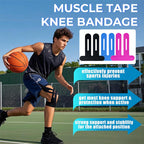 Vorgeschnittenes Kinesiologie-Tape für das Knie