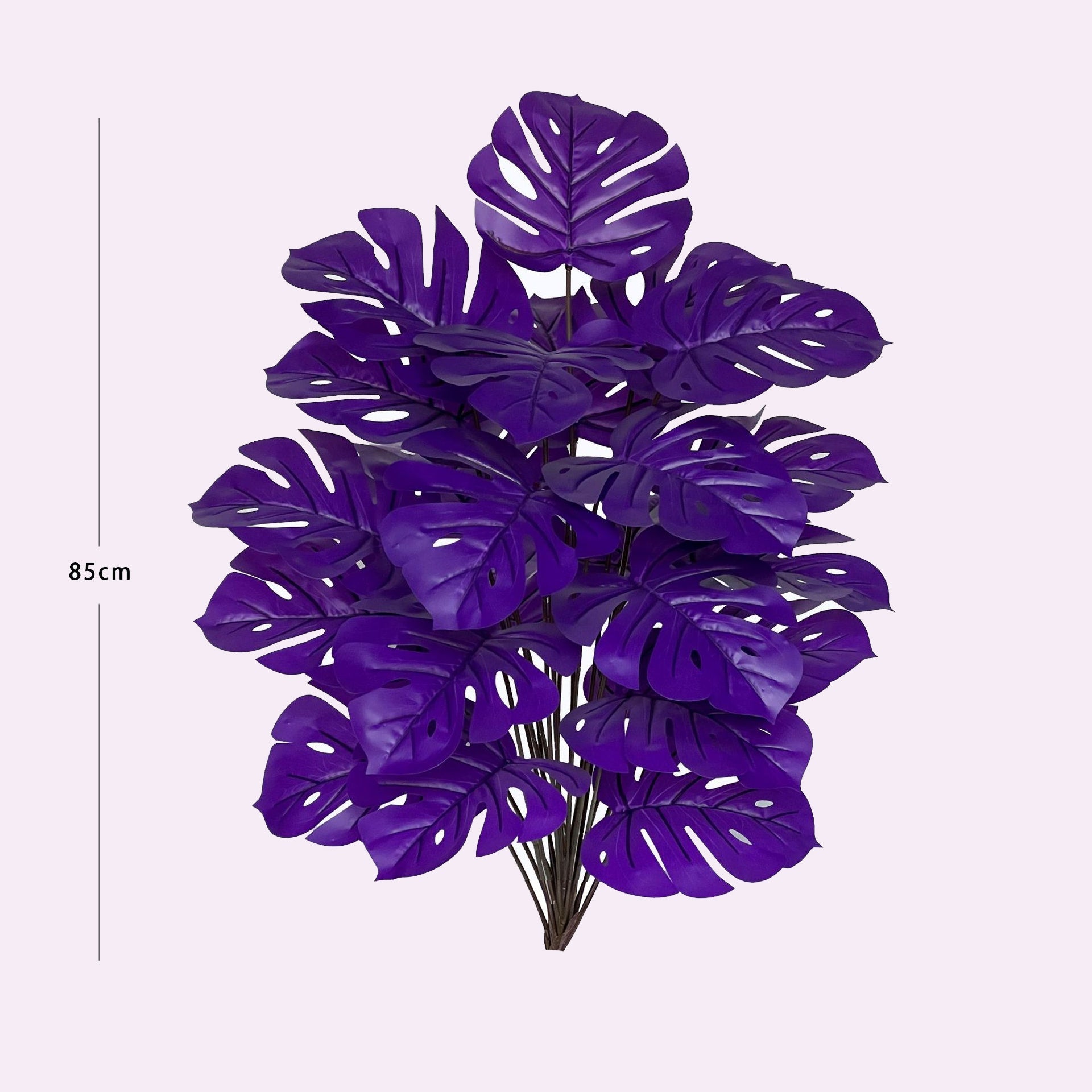 💜Artificial Purple Monstera Plant