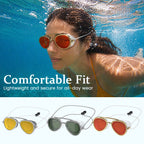 😎✨ SummerVibe reflektierende Schwimmbrille