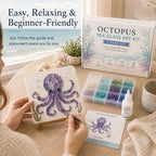 🌊Sea Glass Art Kit – Create Stunning Mosaic Masterpiece