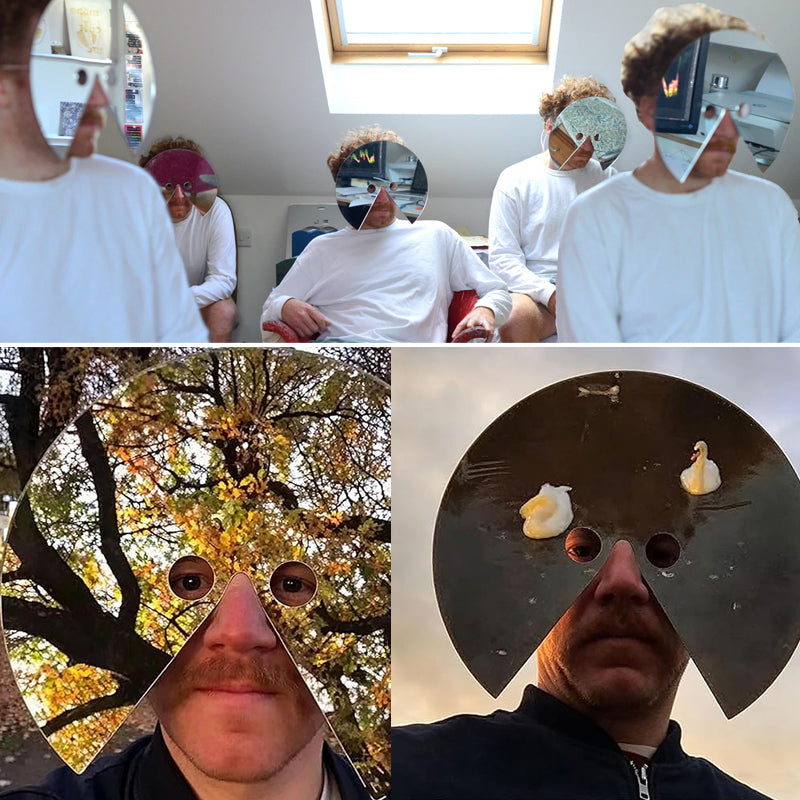 😜Novel Mirror Face Mask for Creative Outdoor Photography