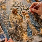 🌟Nativity Scene Diamond Painting Kit | Jesus Christ Christmas Faith Art Decor