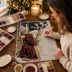 🌟 Festive Christmas Pearl Diamond Painting Craft Kit 🎨