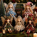 🧚 Handmade Christmas Fairy DIY Sewing Kit, 4Pcs Xmas Ornament Craft Gift