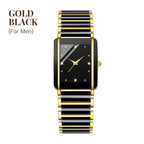 ⌚ Elegant Ceramic Band Watch — 3ATM Water Resistant, Quartz, Gift Box Included
