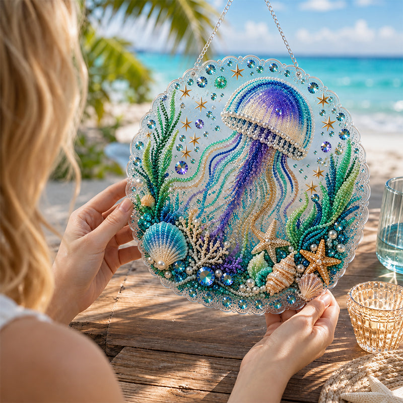 🌊Handmade Acrylic Ocean DIY Hanging Decor
