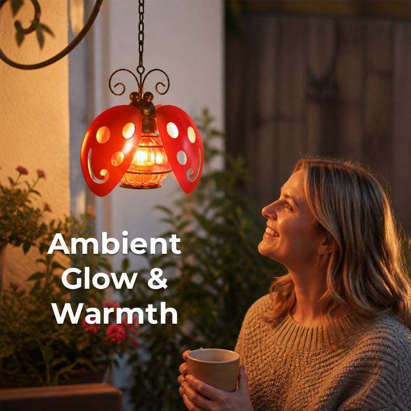 🐞Ladybug Solar Garden Hanging Light