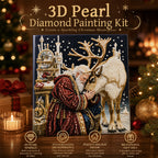 🌟 Festive Christmas Pearl Diamond Painting Craft Kit 🎨