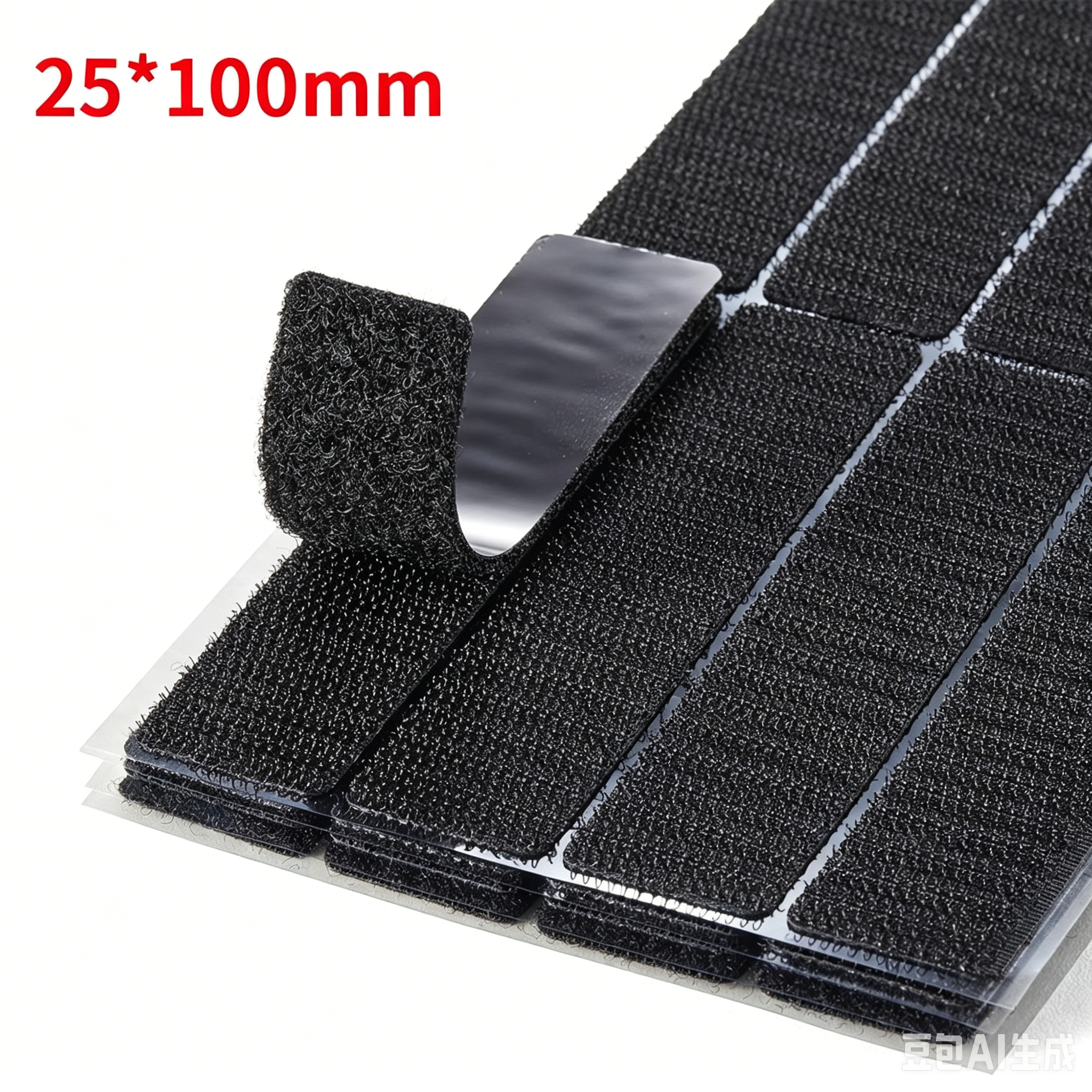Adhesive-backed Velcro 🛠️ Secures any item without drilling or nails! 🔒