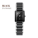 ⌚ Elegant Ceramic Band Watch — 3ATM Water Resistant, Quartz, Gift Box Included
