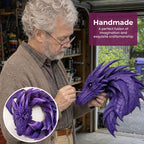 Handgefertigter Drachenkranz – Fantasy Wand- und Türdekoration für Drachenfans