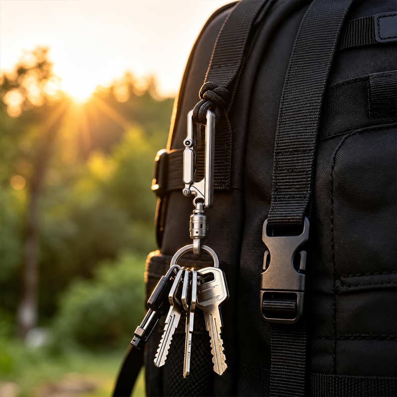 Lightweight Belt Key Clip for Everyday Carry