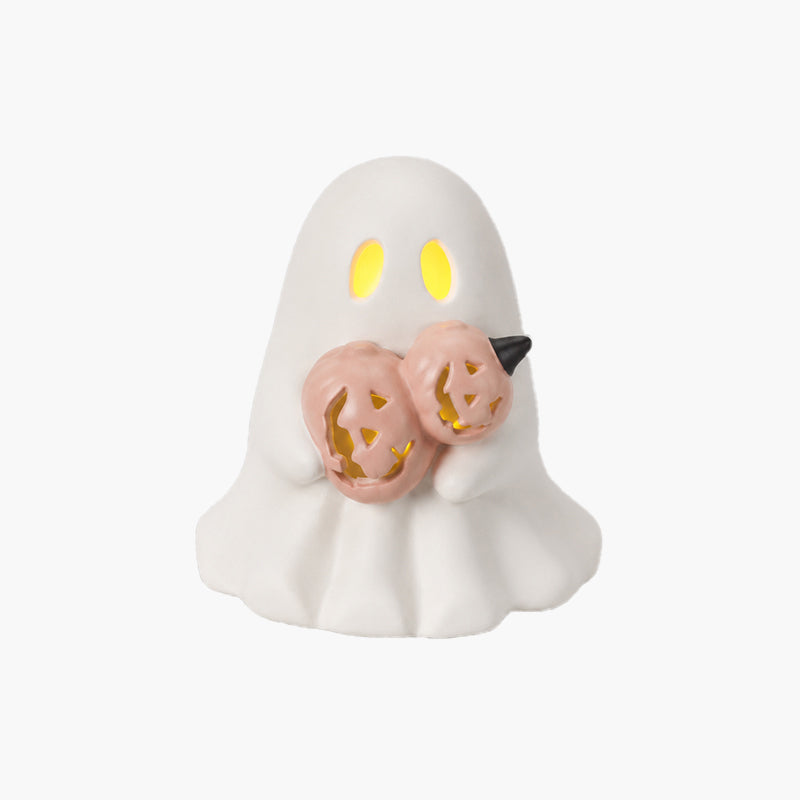 👻Luminous Ghost Ornament Set – Cozy Halloween LED Desktop Decor