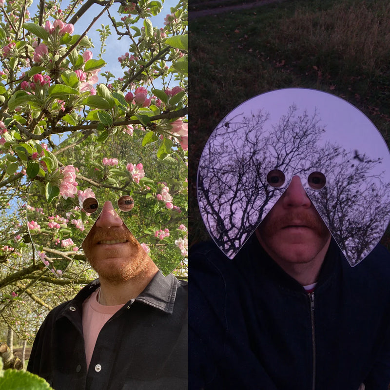 😜Novel Mirror Face Mask for Creative Outdoor Photography
