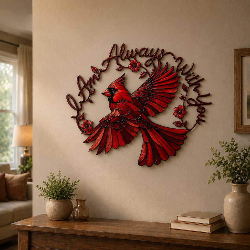 🐦Cardinal Wall Art - I Am Always With You❤️