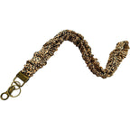 ✨Handmade Pleated Fabric Phone Lanyard with Metal Clasp - Long Neck Strap & Decorative Chain