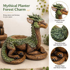 🐉 Fantasy Resin Dragon‑Shaped Succulent Planter Pot