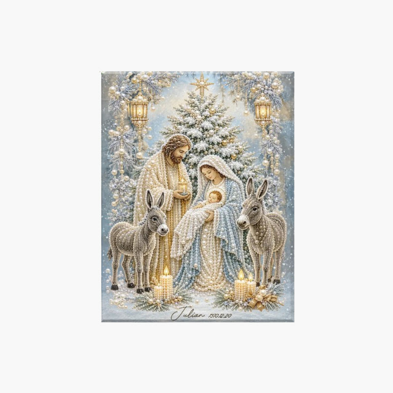 🌟Nativity Scene Diamond Painting Kit | Jesus Christ Christmas Faith Art Decor