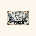 🌾🏡 Porch Therapy Vintage Metal Sign
