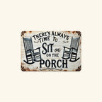 🌾🏡 Porch Therapy Vintage Metal Sign