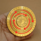 🧭 Brass Multi‑Ring Compass Ornament – Smooth Rotating Vintage Desktop Decor