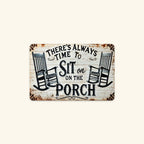 🌾 Porch Therapy Vintage Metal Sign