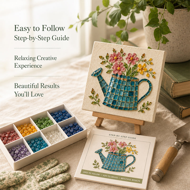 🎨Watering Can Mosaic Art Kit