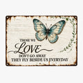 🦋Remembrance Metal Sign