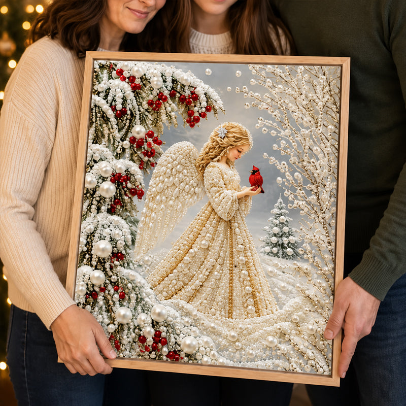 🌟 Festive Christmas Pearl Diamond Painting Craft Kit 🎨