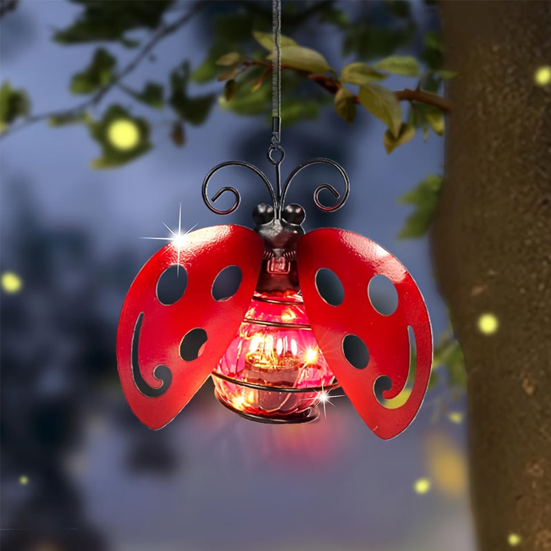🐞Ladybug Solar Garden Hanging Light