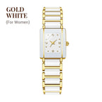 ⌚ Elegant Ceramic Band Watch — 3ATM Water Resistant, Quartz, Gift Box Included