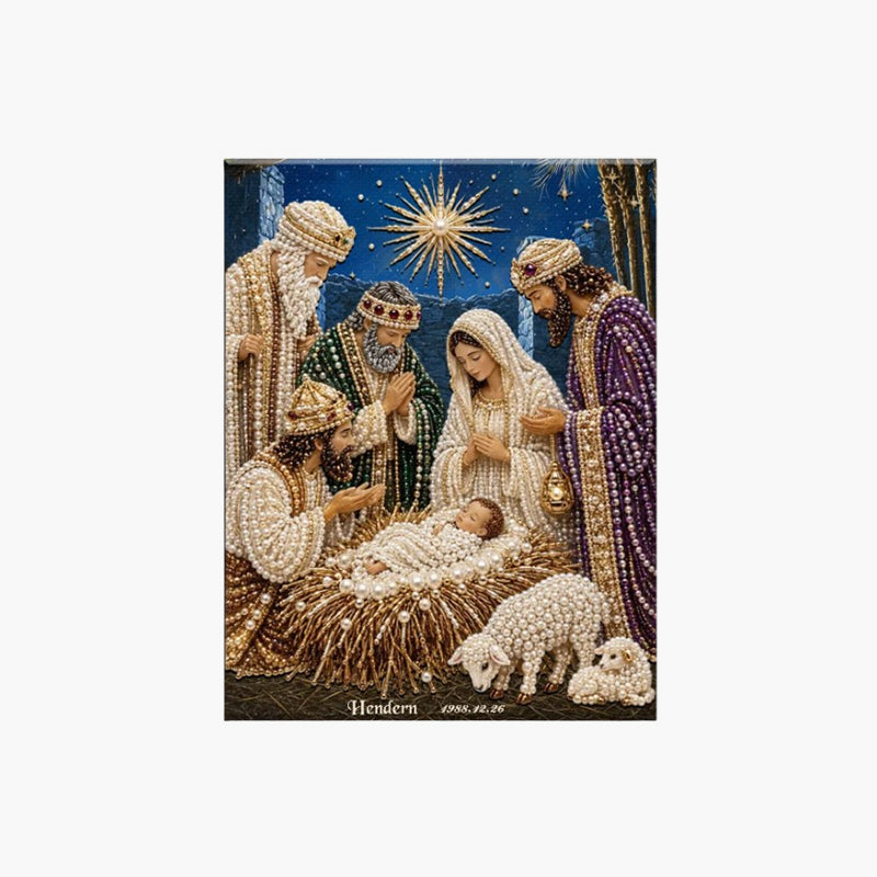 🌟Nativity Scene Diamond Painting Kit | Jesus Christ Christmas Faith Art Decor