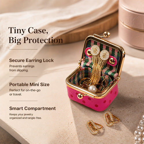 Mini Polka Dot Jewelry Box🎀