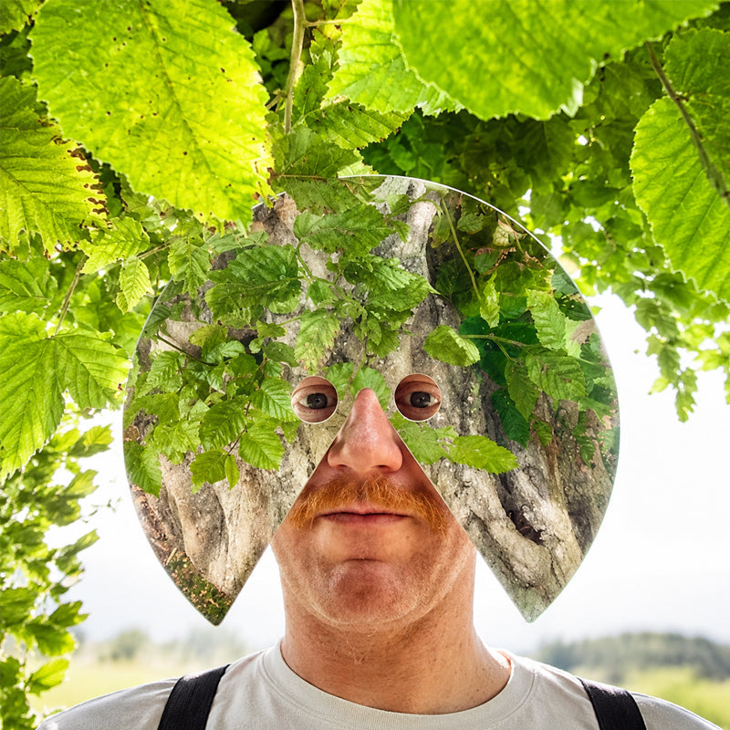 😜Novel Mirror Face Mask for Creative Outdoor Photography