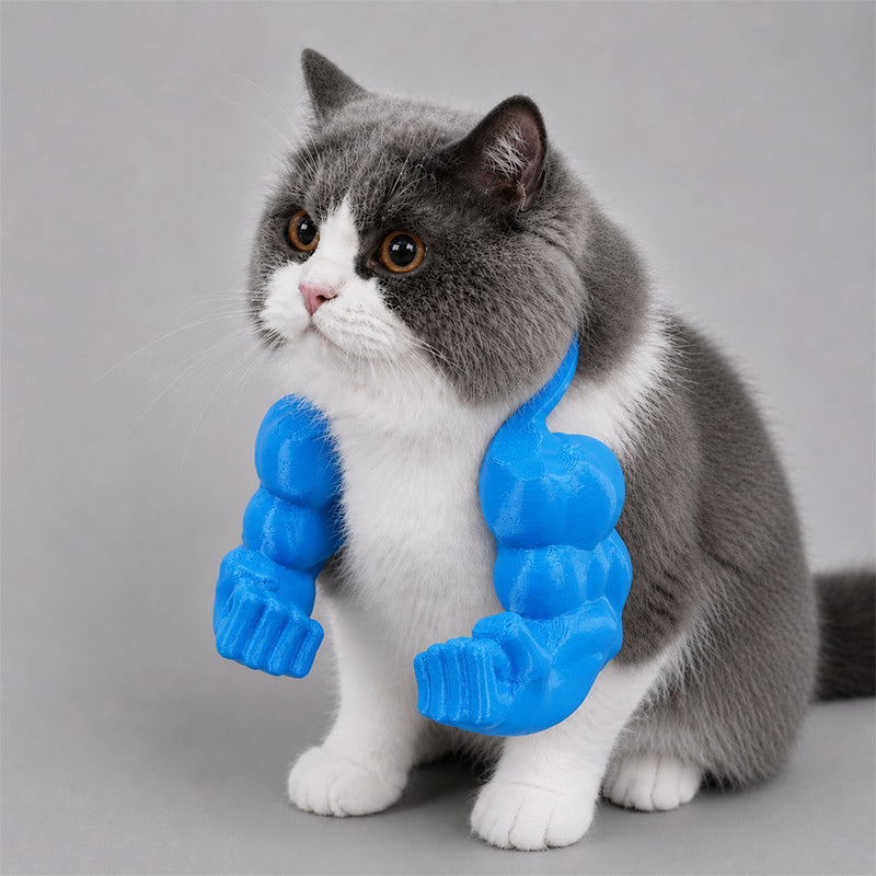 3D printed parody pet props Hulk arm with a halter neck💪