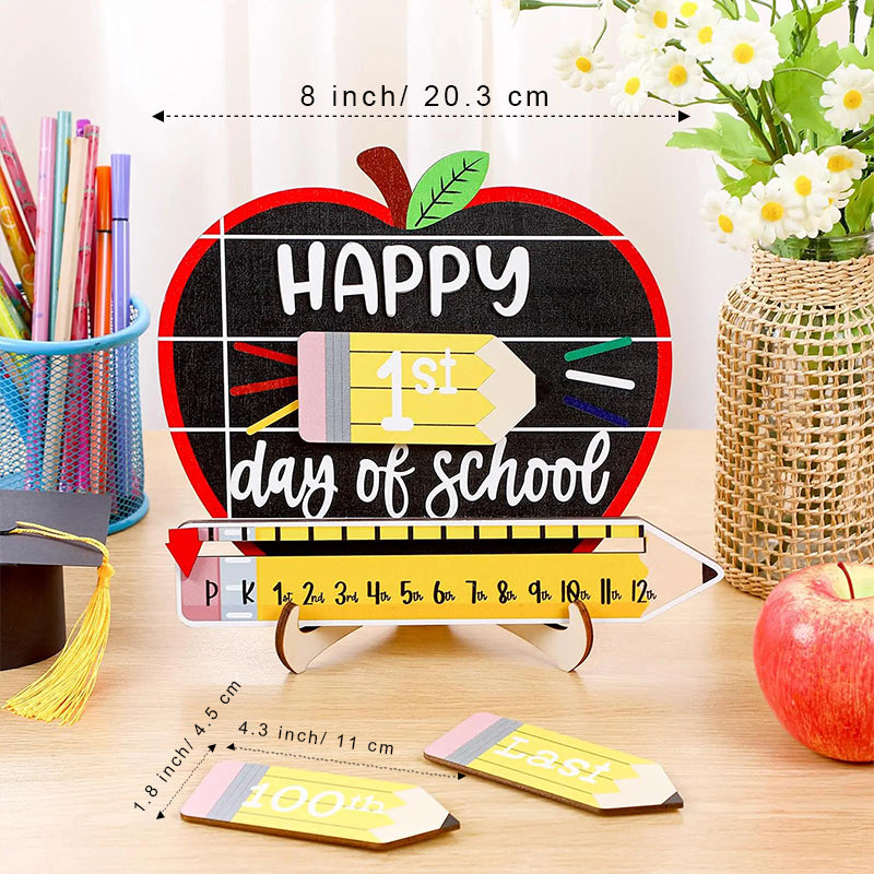 📚Reusable Back-to-School Milestone Board – Kids' Growth Photo Prop