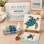 🌊Sea Glass Art Kit – Create Stunning Mosaic Masterpiece