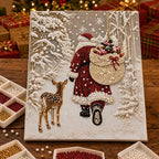 🌟 Festive Christmas Pearl Diamond Painting Craft Kit 🎨